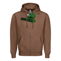 Chestnut Harvester Zipper Hoodie - LillyAllenDesigns