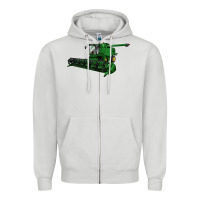 Dove Grey Harvester Zipper Hoodie - LillyAllenDesigns