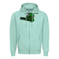 Seafoam Harvester Zipper Hoodie - LillyAllenDesigns