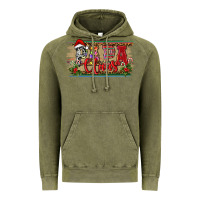 Vintage Olive christmas western papa claus Vintage Hoodie - RanaPortraitStore