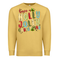 Antique Gold have a holly jolly christmas Premium Sweatshirt - MaliasSmallBusiness