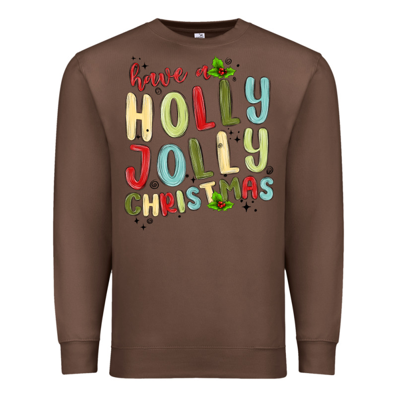Have A Holly Jolly Christmas Premium Sweatshirt by MaliasSmallBusiness | Teevron