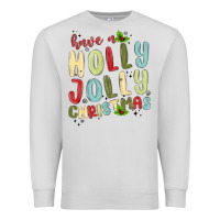 Dove Grey have a holly jolly christmas Premium Sweatshirt - MaliasSmallBusiness