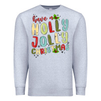 Heather Grey have a holly jolly christmas Premium Sweatshirt - MaliasSmallBusiness