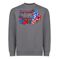 Storm Flip flops fireworks & freedom 4th of july Heavyweight Sweatshirt - CowGirlArtShop