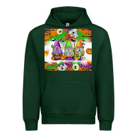 Forest Green Halloween Gnomes Urban Hoodie - texasbilliewilder