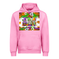 Fuchsia Pink Halloween Gnomes Urban Hoodie - texasbilliewilder