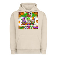 Pigment French Oak Halloween Gnomes Urban Hoodie - texasbilliewilder