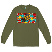 Army Green skidsteer sippy Long Sleeve Tee - Artiststas