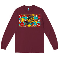 Burgundy skidsteer sippy Long Sleeve Tee - Artiststas