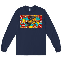 Navy skidsteer sippy Long Sleeve Tee - Artiststas