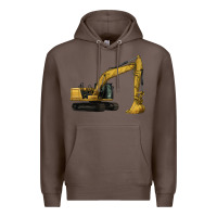 Coffee Excavator Premium Hoodie - LillyAllenDesigns