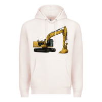 Pale Pink Excavator Premium Hoodie - LillyAllenDesigns