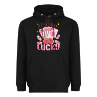 Black feeling lucky Heavyweight Hoodie - MaliasSmallBusiness