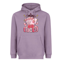 Lavender feeling lucky Heavyweight Hoodie - MaliasSmallBusiness