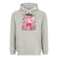 Moon Dust feeling lucky Heavyweight Hoodie - MaliasSmallBusiness