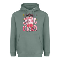 Sage feeling lucky Heavyweight Hoodie - MaliasSmallBusiness