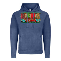 Vintage Denim christmas western mama claus Vintage Hoodie - RanaPortraitStore