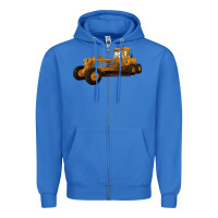 True Royal Motor Grader Zipper Hoodie - LillyAllenDesigns
