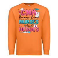 Carrot cna because even nurses need heroes Premium Sweatshirt - MaliasSmallBusiness