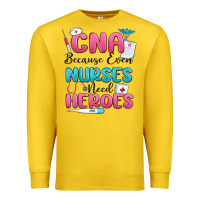 Lemon cna because even nurses need heroes Premium Sweatshirt - MaliasSmallBusiness