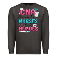Smoke cna because even nurses need heroes Premium Sweatshirt - MaliasSmallBusiness