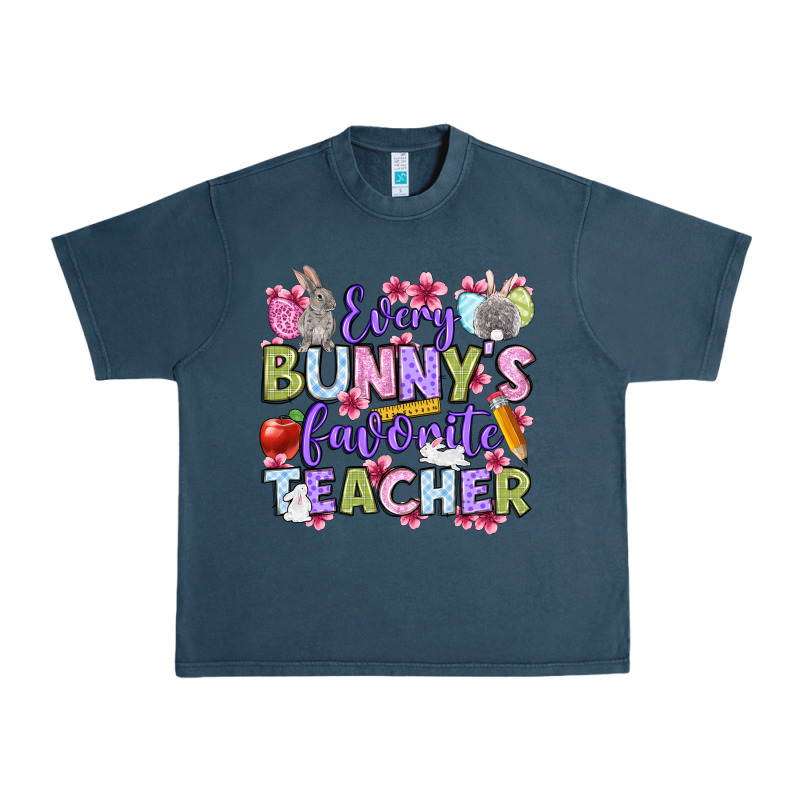 Easter Day Every Bunny's Favorite Teacher Urban Heavy Tee by OliviaCreatesArt | Teevron