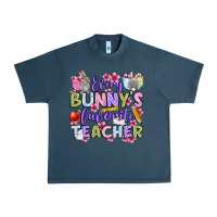 Midnight Navy Easter Day Every bunny's favorite Teacher Urban Heavy Tee - OliviaCreatesArt