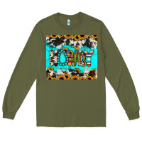 Army Green howdy Long Sleeve Tee - JahusDesignShop