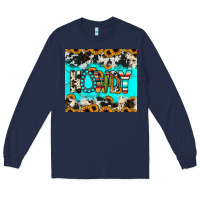 Navy howdy Long Sleeve Tee - JahusDesignShop
