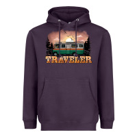 Plum traveler Heavyweight Hoodie - NancyCooperArtShop
