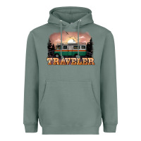 Sage traveler Heavyweight Hoodie - NancyCooperArtShop