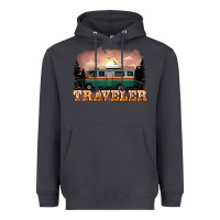 Smoke traveler Heavyweight Hoodie - NancyCooperArtShop