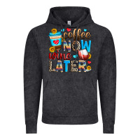 Vintage Black coffee now wine later Vintage Hoodie - Zillion Design Studio