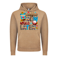 Vintage Coffee coffee now wine later Vintage Hoodie - Zillion Design Studio