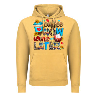 Vintage Mustard coffee now wine later Vintage Hoodie - Zillion Design Studio
