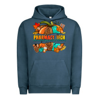 Pigment Midnight Navy pharmacy tech pumpkin Urban Hoodie - NancyCooperArtShop