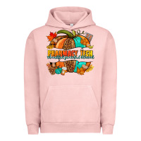 Pigment Salmon pharmacy tech pumpkin Urban Hoodie - NancyCooperArtShop