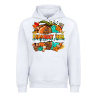White pharmacy tech pumpkin Urban Hoodie - NancyCooperArtShop