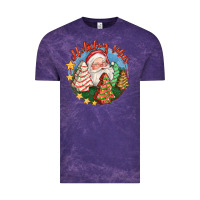Cloud Purple holiday vibes Vintage Tee - FaDigitalArtStudio