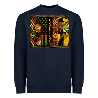 Navy juneteenth tumbler Heavyweight Sweatshirt - HRA Design Shop