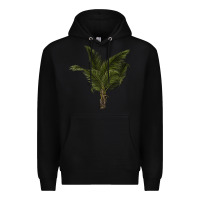 Black palm tree Premium Hoodie - LillyAllenDesigns