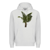 Dove Grey palm tree Premium Hoodie - LillyAllenDesigns