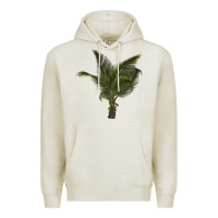 Oatmeal Heather palm tree Premium Hoodie - LillyAllenDesigns