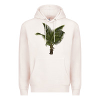 Pale Pink palm tree Premium Hoodie - LillyAllenDesigns