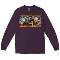 Plum steam roller sippy cup Long Sleeve Tee - Artiststas