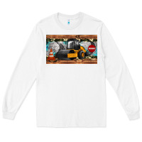 White steam roller sippy cup Long Sleeve Tee - Artiststas