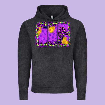 Mardi Gras Background Vintage Hoodie Designed By Jahusdesignshop