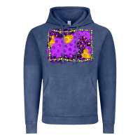 Vintage Denim mardi gras background Vintage Hoodie - JahusDesignShop