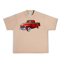Burro western red truck right 34 view Urban Heavy Tee - FaDigitalArtStudio